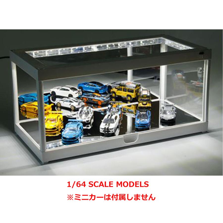 アクリル ディスプレイ ボックス 1/18スケール用 背面/底面ミラー