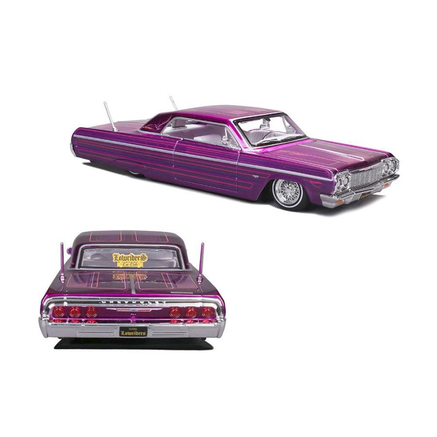 マイスト 1/26 シボレー インパラ SS ローライダー 1964 パープル Mijo