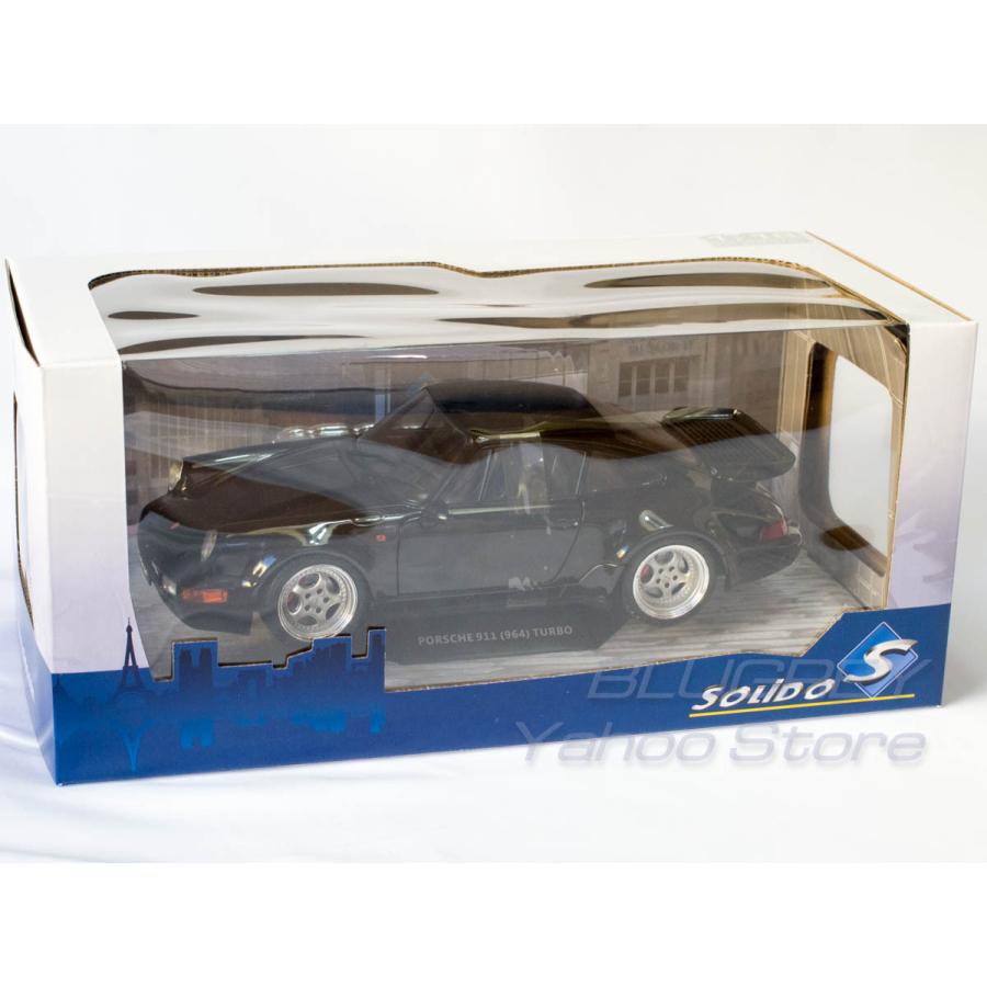 SOLIDO ソリド 1/18 ポルシェ 911（964）ターボ 3.6 1993 ブラック