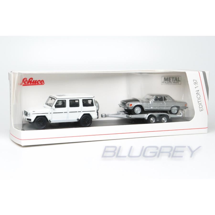 シュコー（Schuco） 1/87 メルセデスベンツ Gクラス +トレーラー + 450