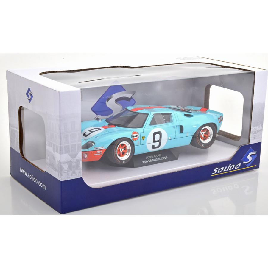 SOLIDO ソリド 1/18 フォード GT40 ルマン24H 1968 優勝 #9 Rodriguez