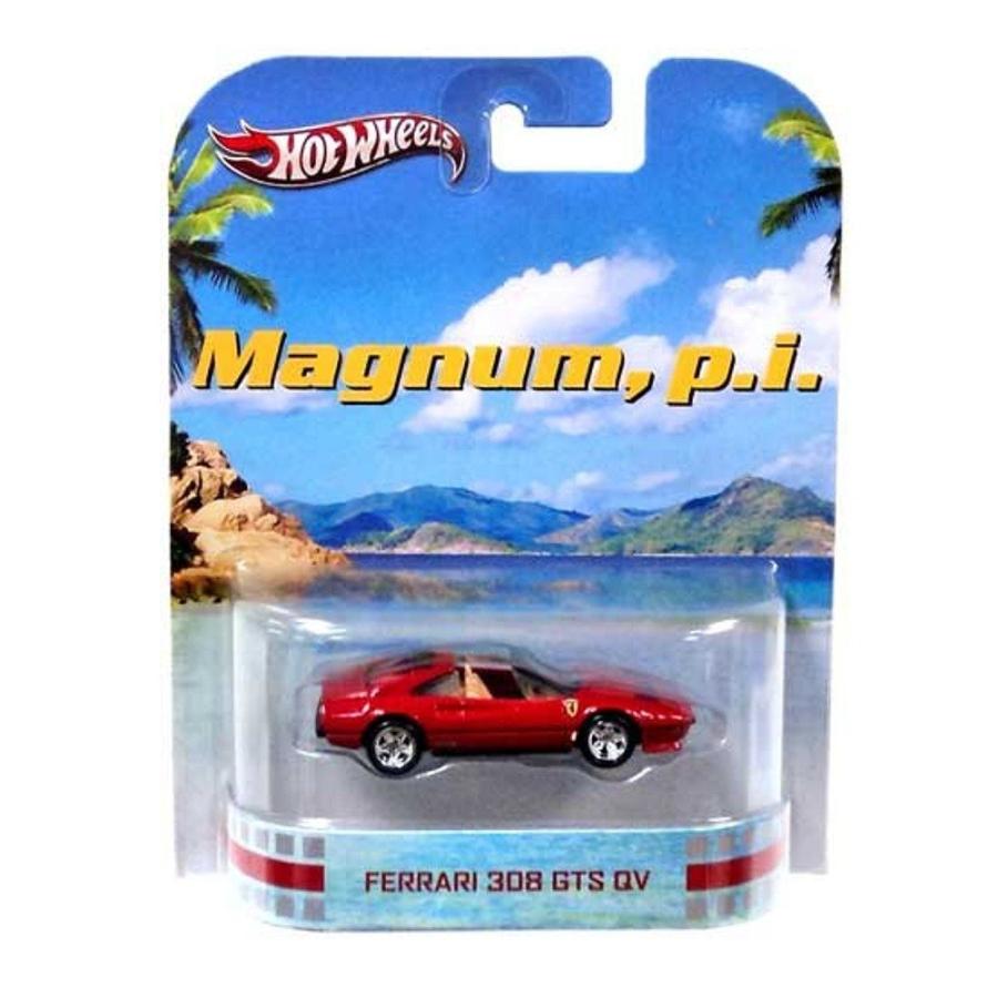 Hot Wheels Magnum, P.I. Ferrari 308 GTS QV Die Cast Car Wheel 並行