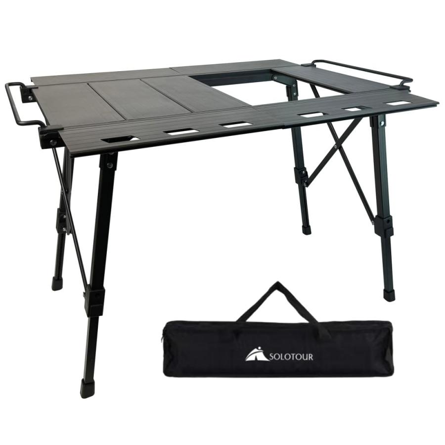 Solotour IGTテーブル アウトドア テーブル キャンプ 折り畳み アルミ