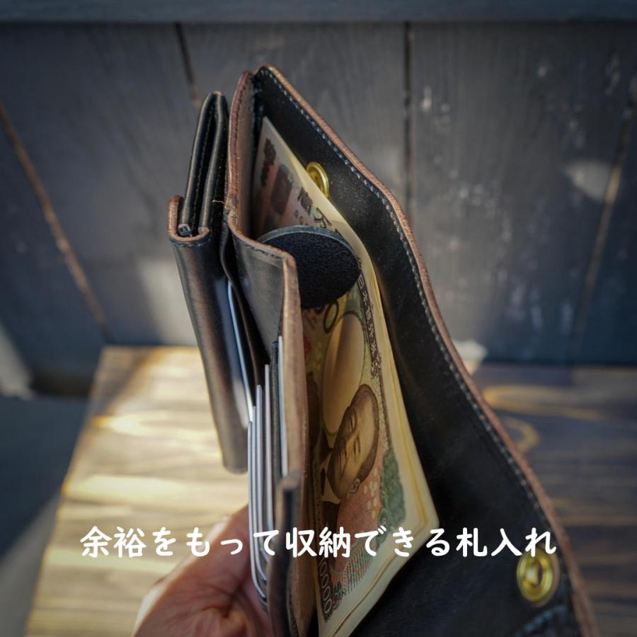 ミドルトラッカーウォレット『Type03』クロムエクセル/ブラック