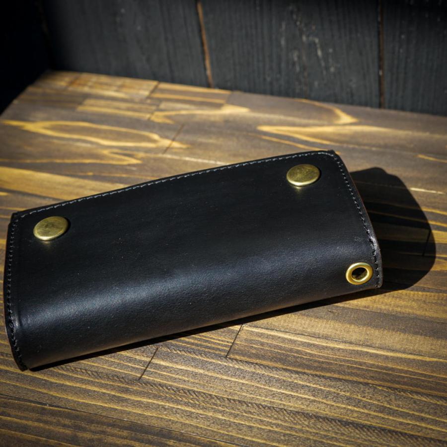 ミドルトラッカーウォレット『Type03』クロムエクセル/ブラック