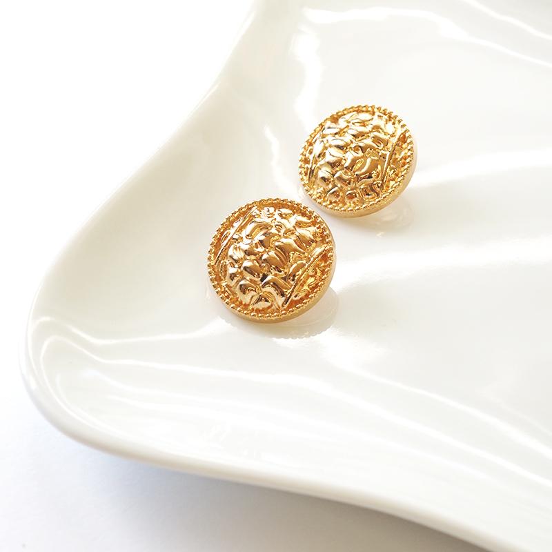 BLAZE 2個セット メタルボタン デザイン 22mm 23mm シルバー