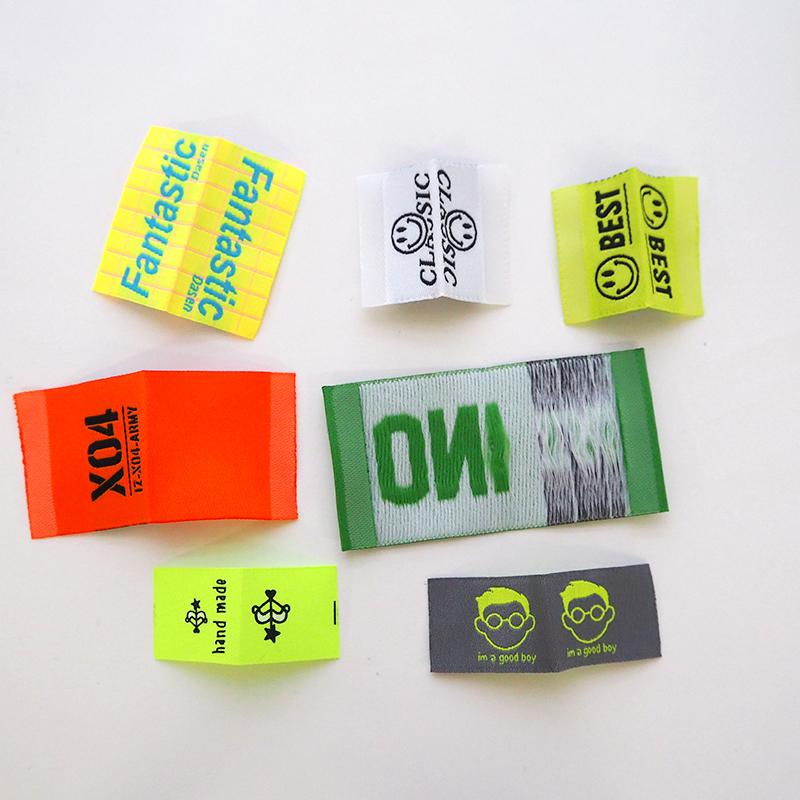 BLAZE タグ ハンドメイド用 2枚 3枚セット 刺繍タグ 挟みタグ カラー