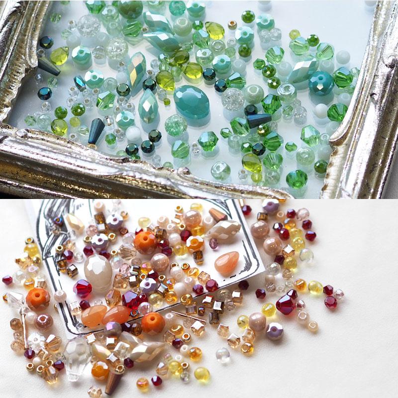 BLAZE ガラスビーズ ミックス 20g入り アクセサリーパーツ パーツ