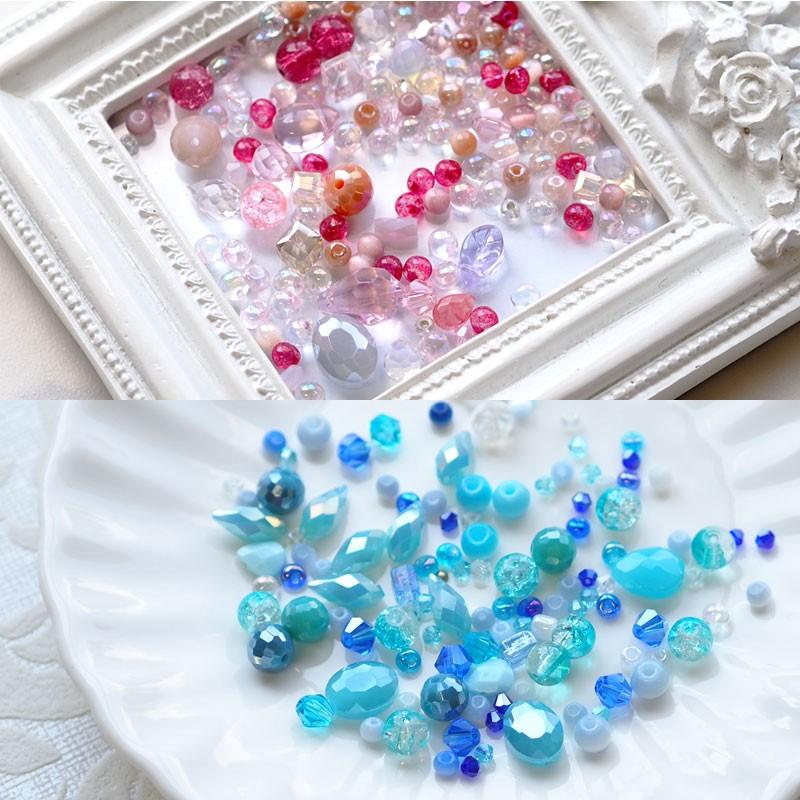 BLAZE ガラスビーズ ミックス 20g入り アクセサリーパーツ パーツ