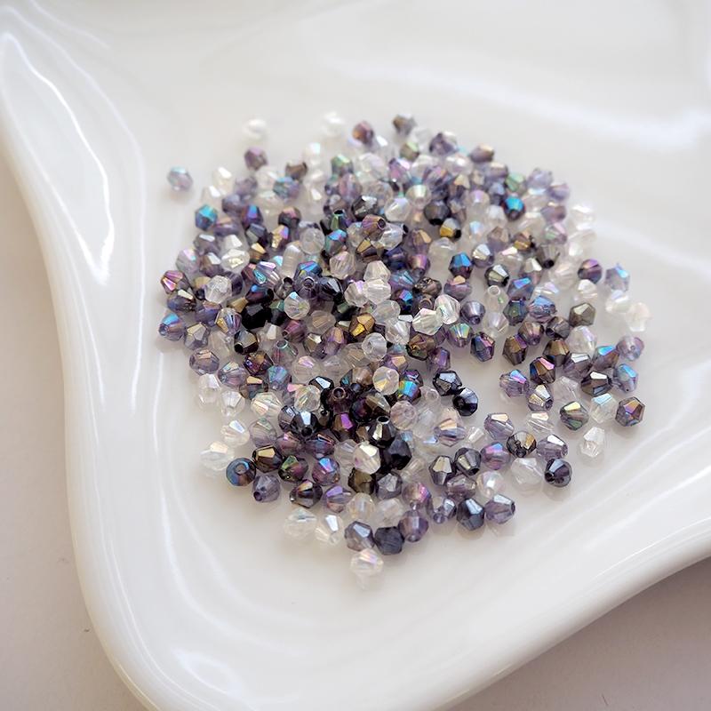 BLAZE アクリル カットビーズ カラーミックス 8g 約5×4mm 全6色 商用