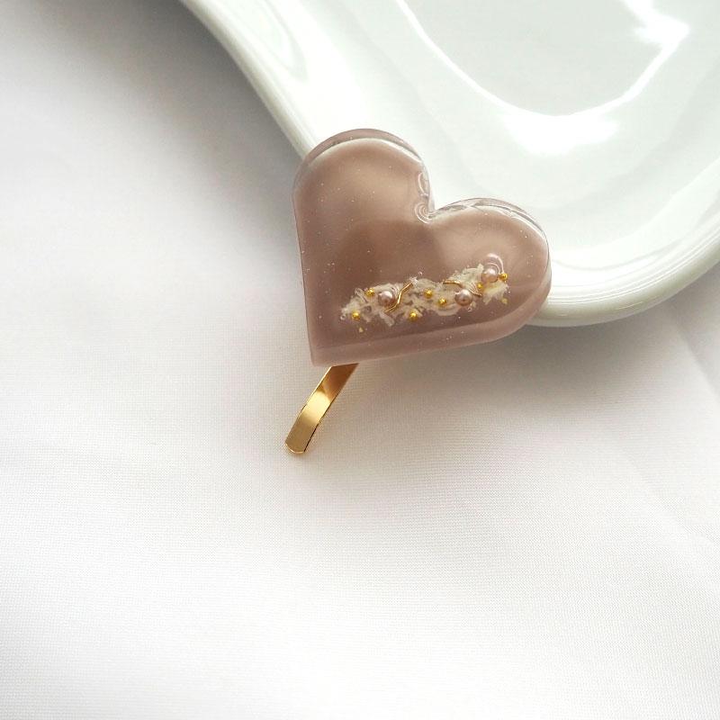 BLAZE ポニーフック ハート プリザーブドフラワー レジン 花 ドライ