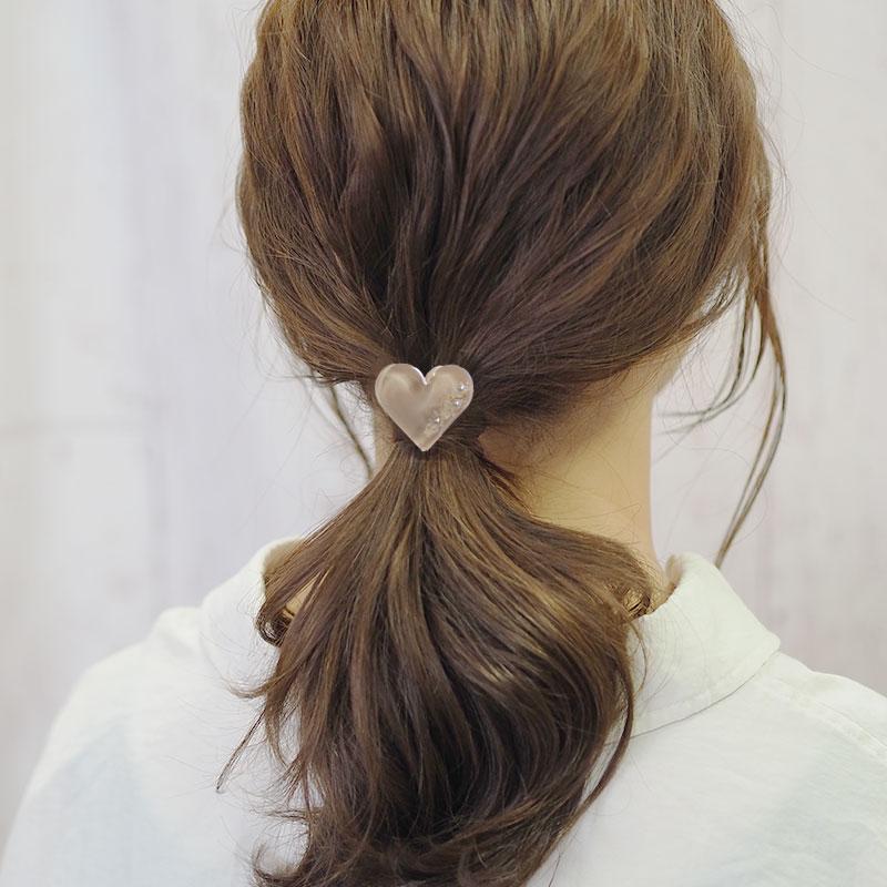 BLAZE ポニーフック ハート プリザーブドフラワー レジン 花 ドライ