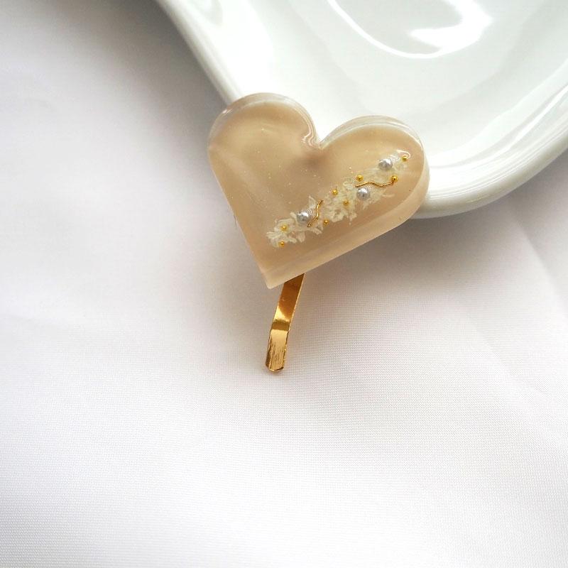 BLAZE ポニーフック ハート プリザーブドフラワー レジン 花 ドライ