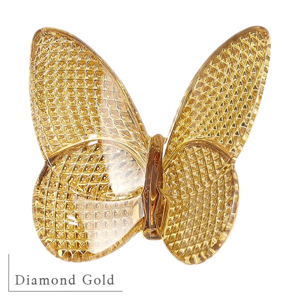 バカラ（Baccarat） フィギュリン ラッキーバタフライ クリスタル