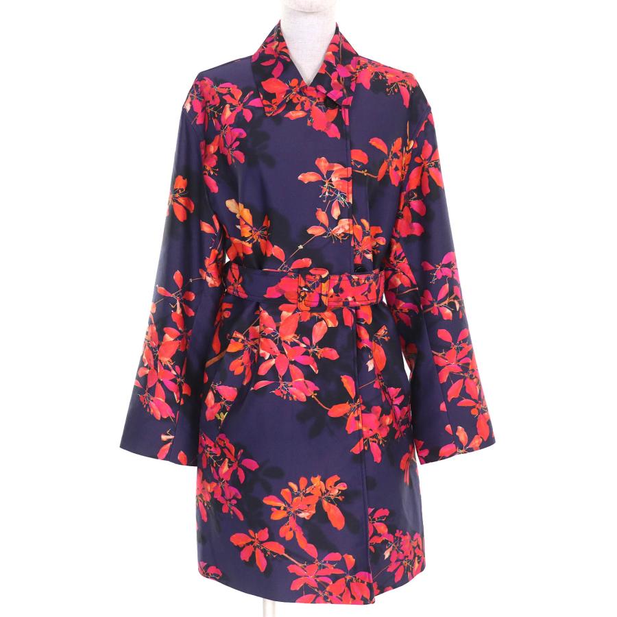 極美品△DRIES VAN NOTEN ドリスヴァンノッテン 19AW Floral Coat