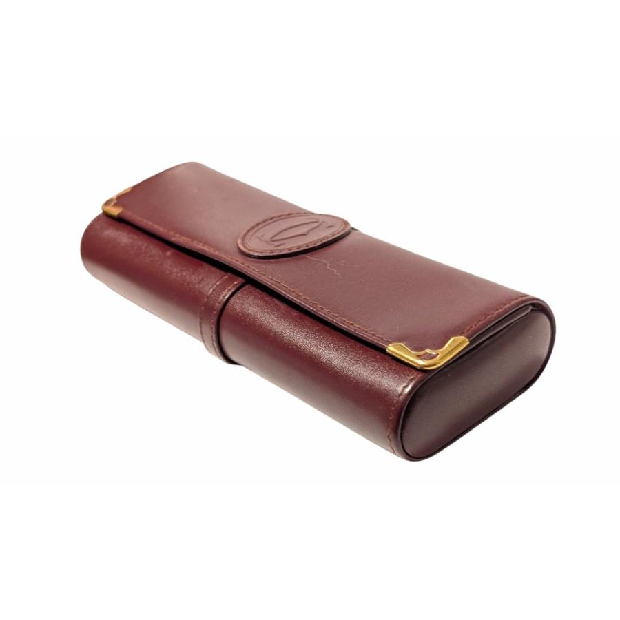Cartier（カルティエ） メガネケース 眼鏡ケース マスト レザー
