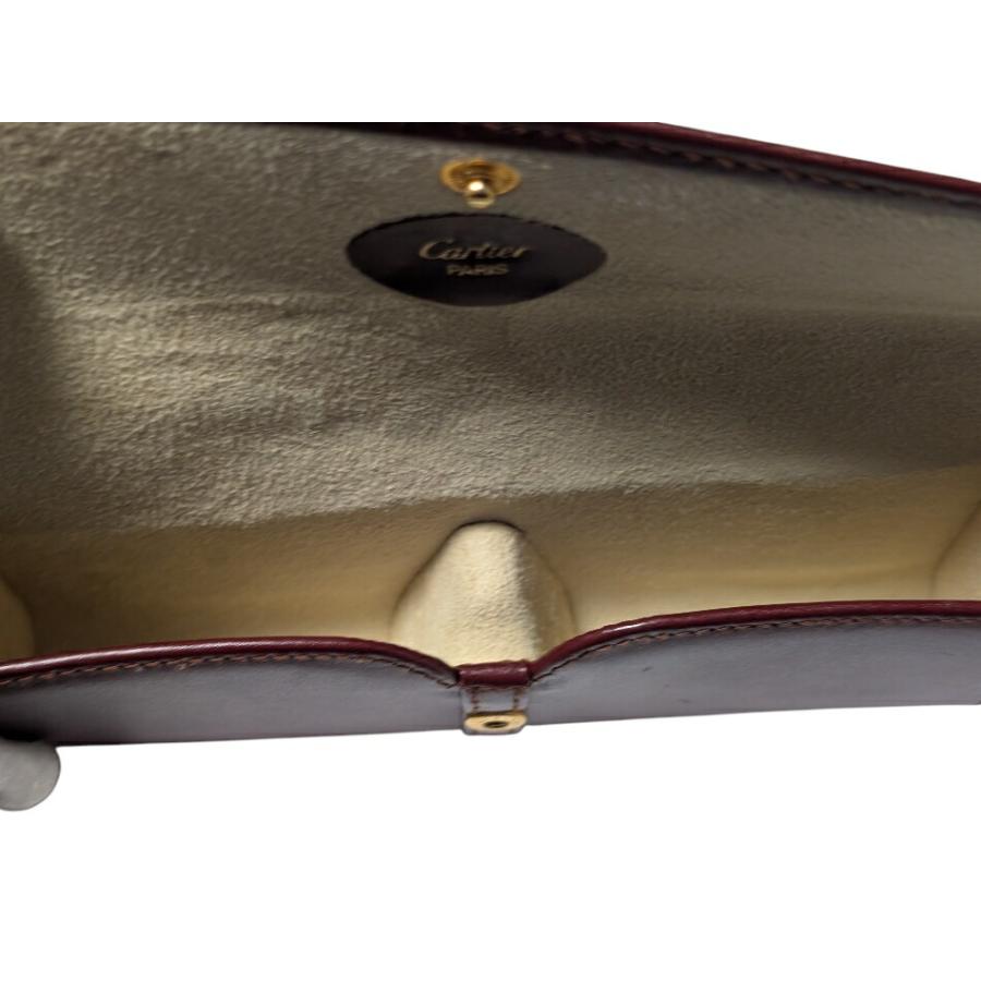 Cartier（カルティエ） メガネケース 眼鏡ケース マスト レザー