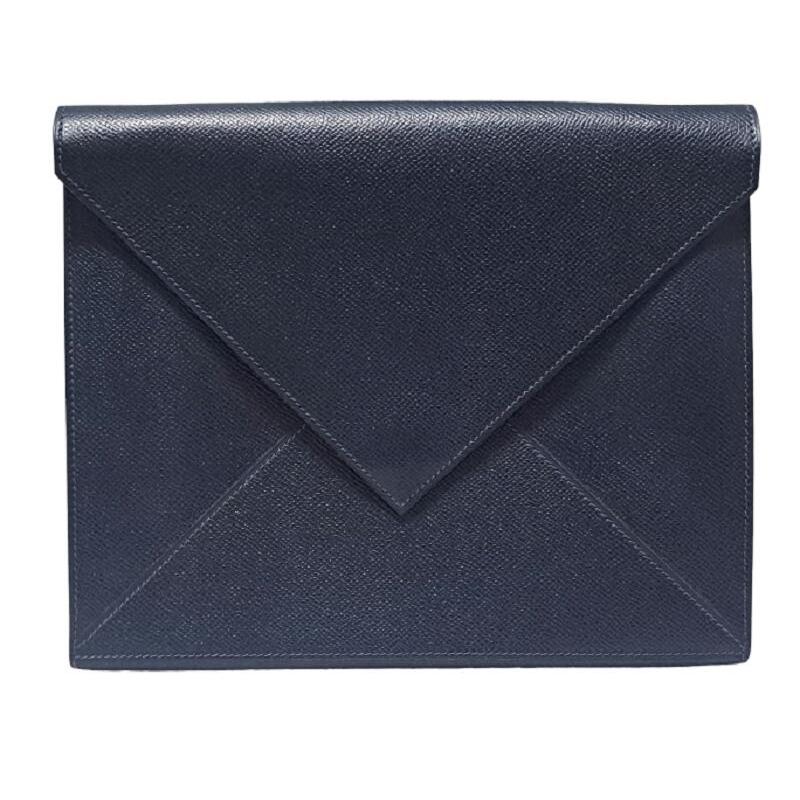 HERMES（エルメス） クラッチバッグ ヴィンテージ ネイビー クシュベル