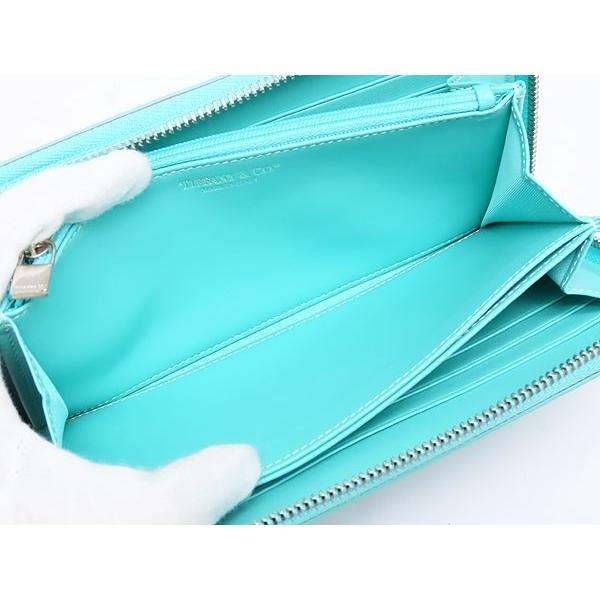 TIFFANY&Co.（ティファニー） 新品同様 レザー ラウンドファスナー長