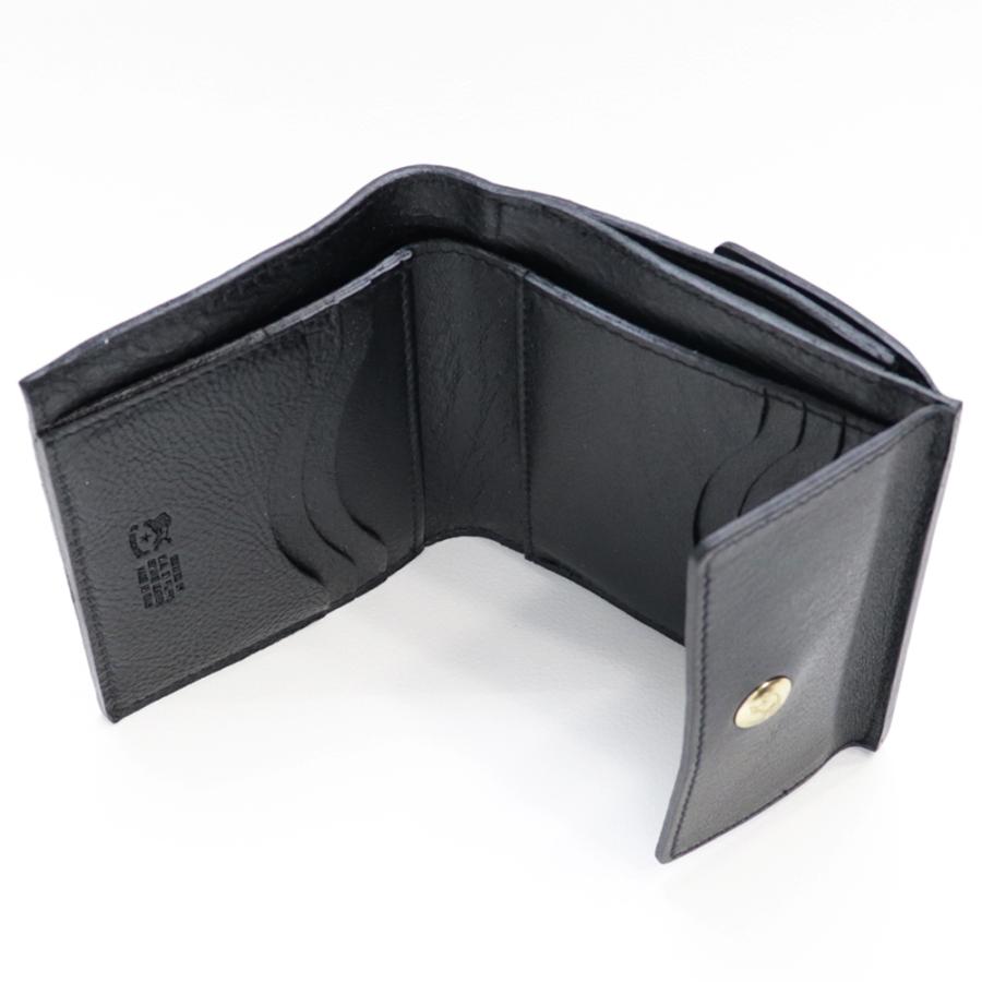 IL BISONTE（イルビゾンテ） 財布 二つ折り ダブルボタン レザー 本革