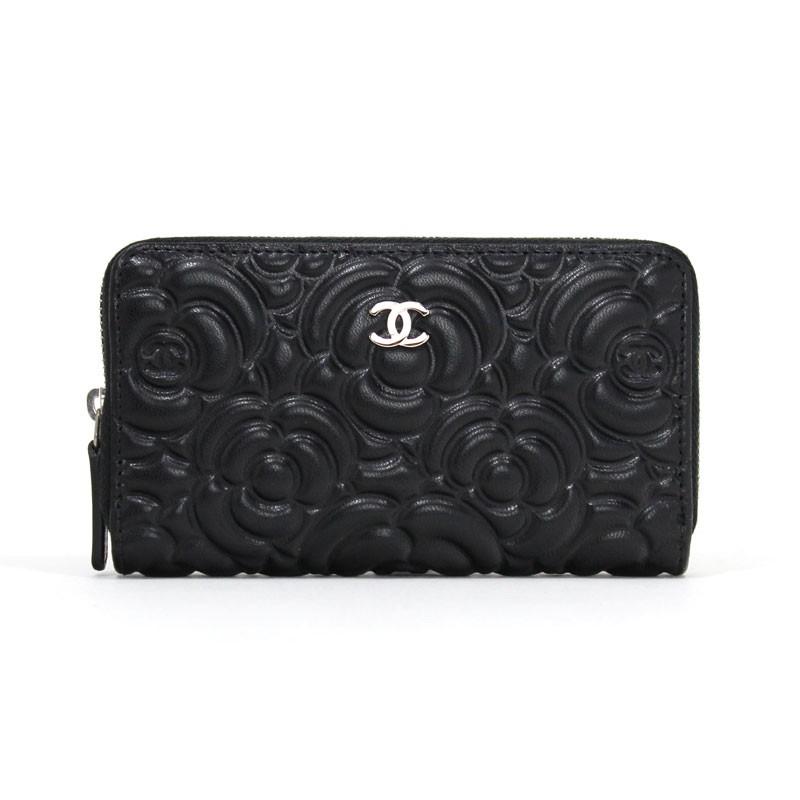 CHANEL（シャネル） ミニ財布 ミディアムジップウォレット カメリア