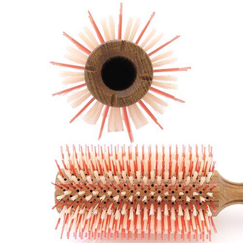 Y.S.PARK（ワイエスパーク） ヘアブラシ 白豚毛 高級 ロールブラシ