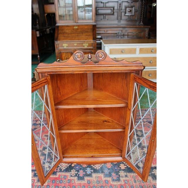 イギリスアンティーク家具 オールドチャーム ウォールキャビネット