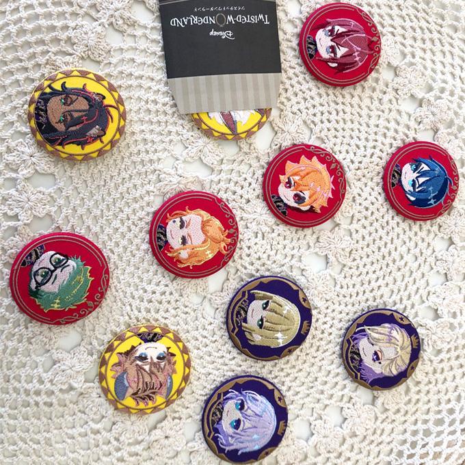 Disney（ディズニー） ツイステッドワンダーランド 刺繍缶バッジ1