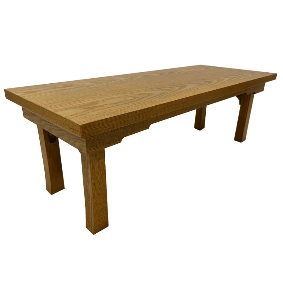 お供え机 折りたたみ机 二月堂机 ニレ材 濃色 2.5尺 仏具 経机 卓 欅