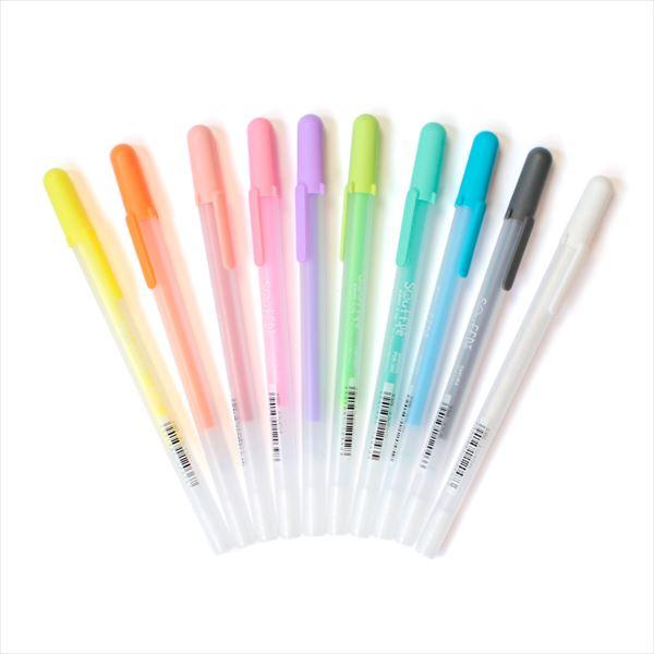 サクラクレパス ゲルインクボールペン ボールサインスフレ 10色セット