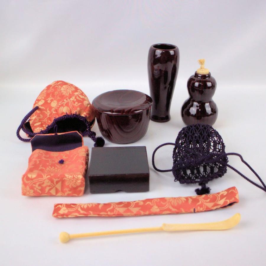 茶道具 茶箱 「御所籠セット」 和田菁竺造 外箱・共箱付 ※セット内容は