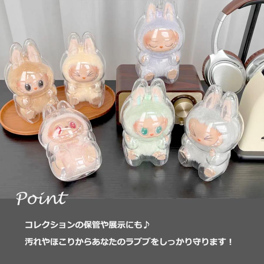 POP MART（ポップマート） ラブブ ケース LABUBU 透明 おすすめ クリア