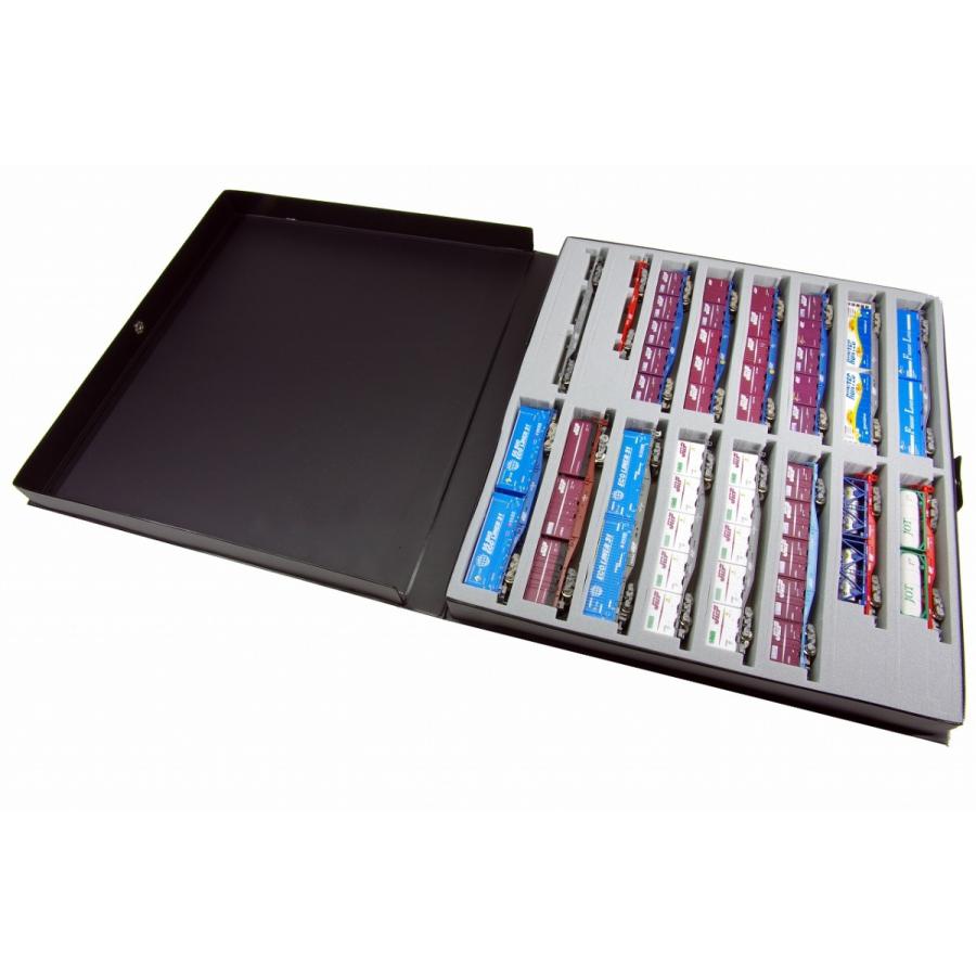 CASCO YP-716 コンテナ積載 コキ車16両用ケース（ブラック