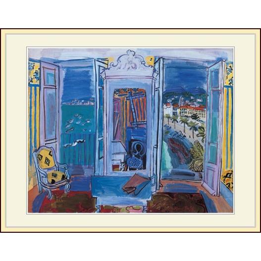 複製画・額縁付き・デュフイ・「ニースの窓辺」 : グーピルギャラリー
