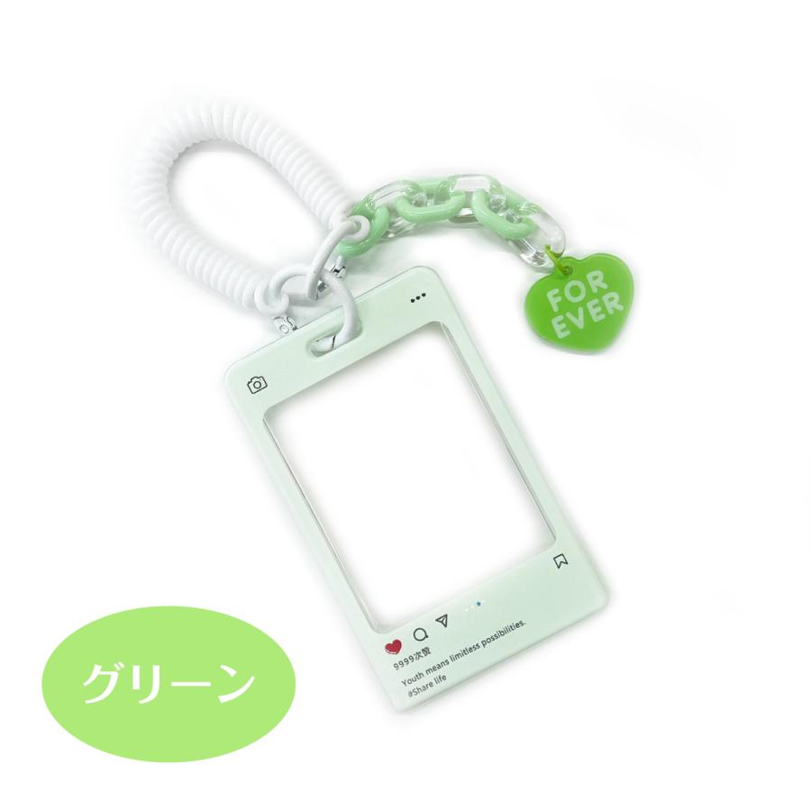 フォトキーホルダー 定期入れ パスケース アイドル 韓国 トレカケース