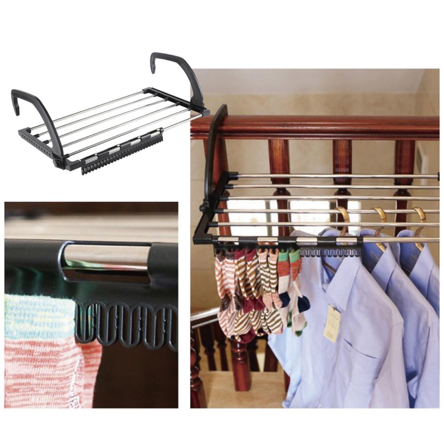 洗濯物干し ベランダ 物干し ラック 屋外 折りたたみ ハンガー