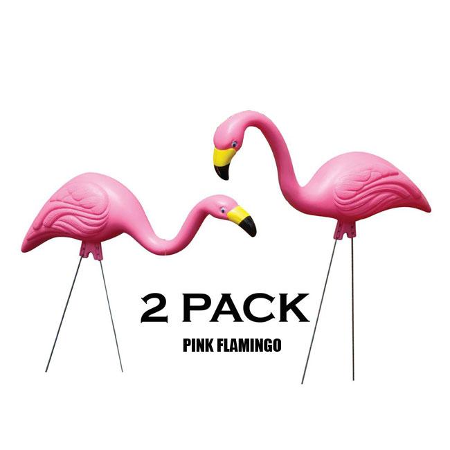 ピンクフラミンゴ 2Packs ペア 2羽 ガーデン オブジェ 庭