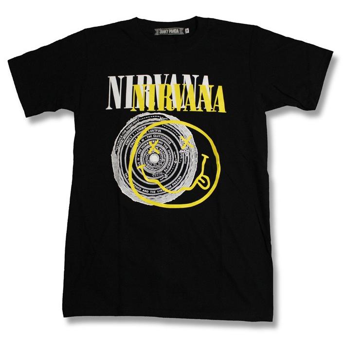 ニルバーナ tシャツ Nirvana ニルヴァーナ バンドTシャツ スマイル