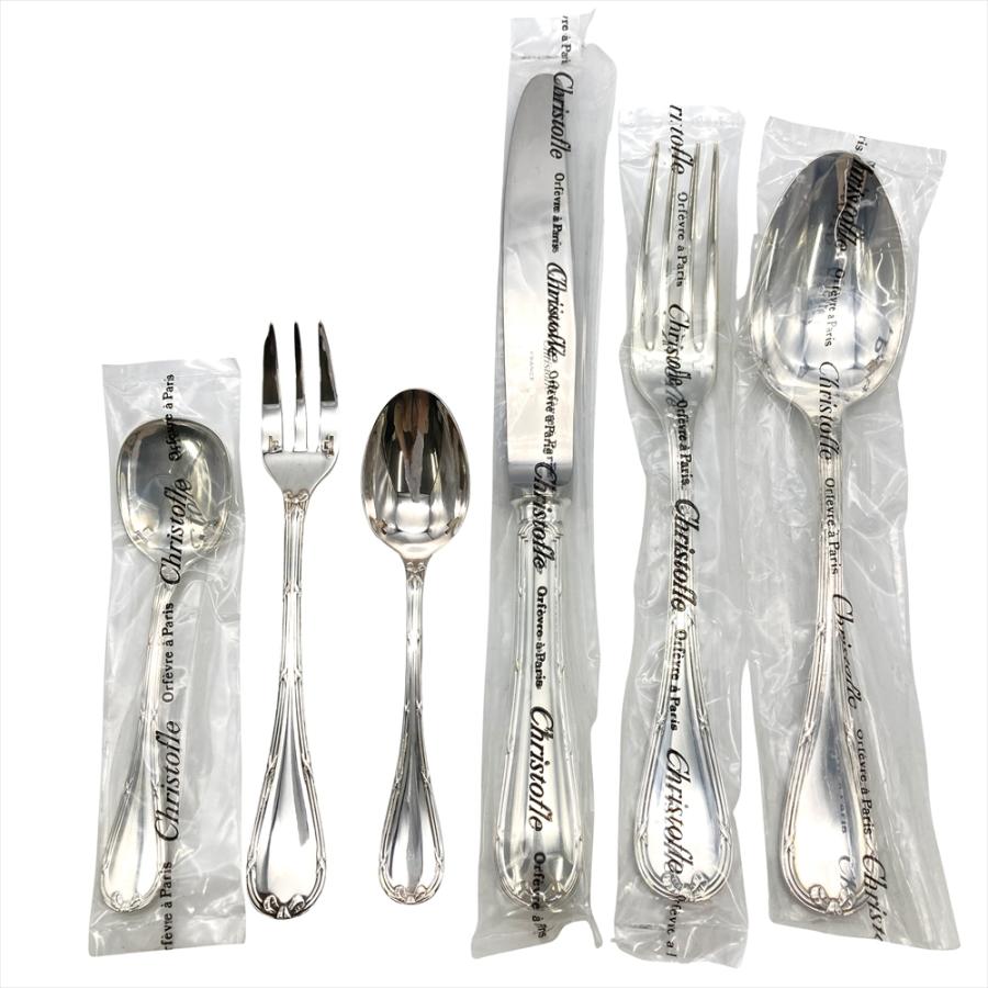クリストフル Christofle リュバン ナイフ フォーク スプーンセット