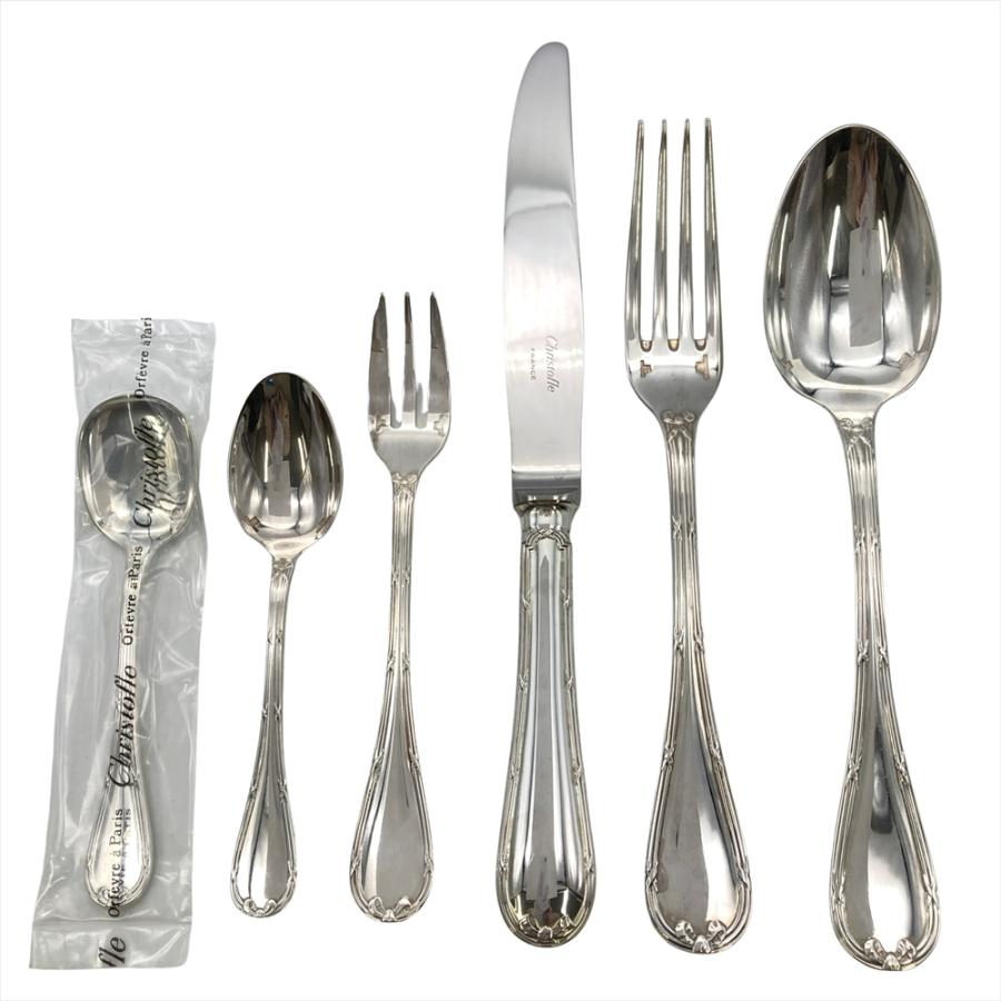 クリストフル Christofle リュバン ナイフ フォーク スプーンセット