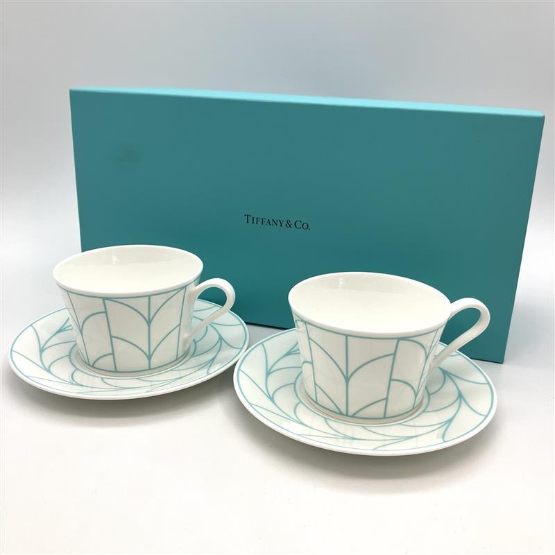 TIFFANY&Co.（ティファニー） ウィートリーフ カップ&ソーサー 2客