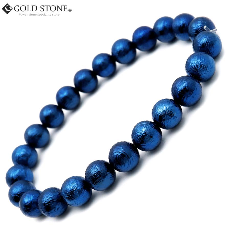 GOLD STONE ギベオン 鉄隕石 メテオライト ブレスレット 8mm 新色