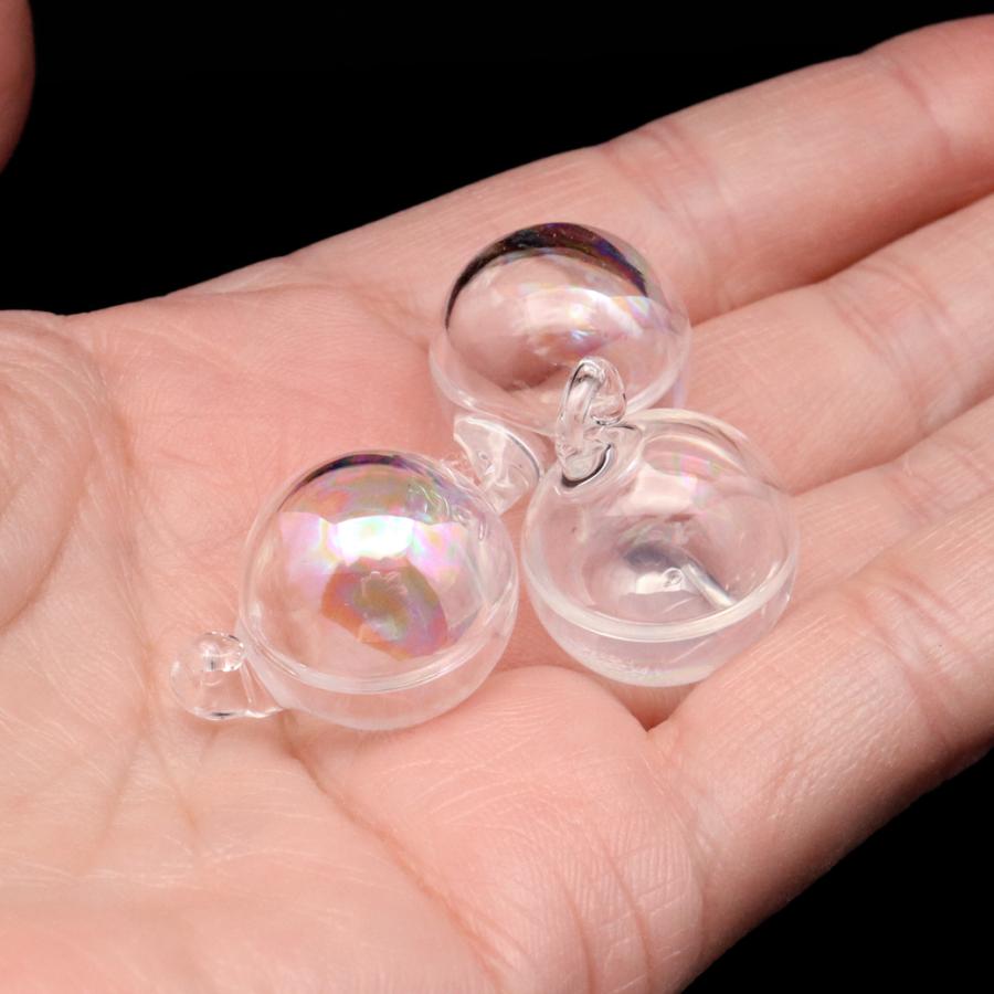 GOLD STONE ガラスドーム チャーム 水入り 選べる4サイズ ウォーター