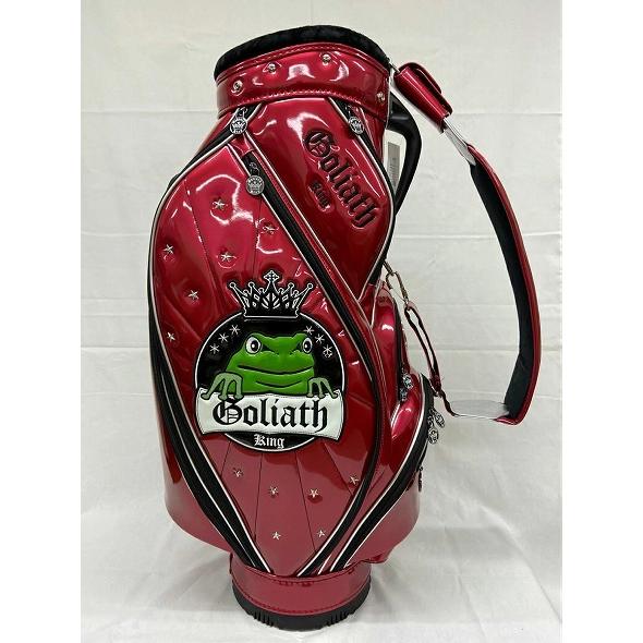 メーカーお取り寄せ】 ゴライアス キャディバッグ 数量限定 カエル 黒