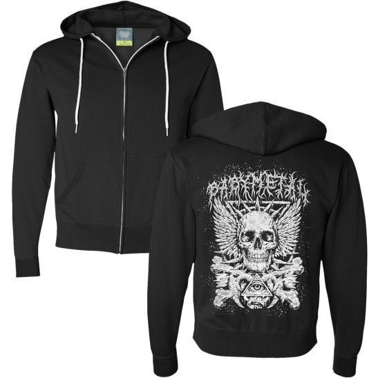 BABYMETAL ベビーメタル BONE ZIP-UP フーディ/パーカー : アメリカ