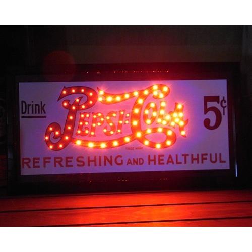 ペプシコーラ LEDネオンサイン LED SIGN PEPSI COLA : アメリカン雑貨