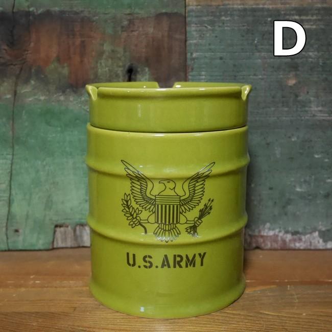 ドラム缶灰皿 アメリカン 卓上灰皿 陶器製灰皿 : アメリカン雑貨の