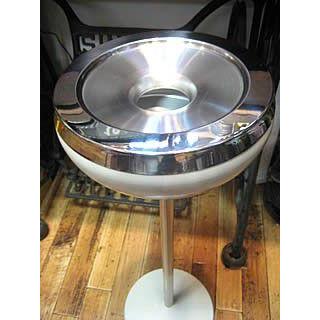 スタンド灰皿 スチール製 レトロ 灰皿 アメリカン雑貨 : アメリカン