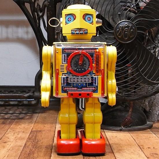 ニューメーターロボット ブリキのおもちゃ ブリキの電動ロボット