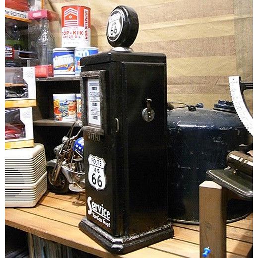 ルート66 ガスポンプ型 CDラック キャビネット : アメリカン雑貨の
